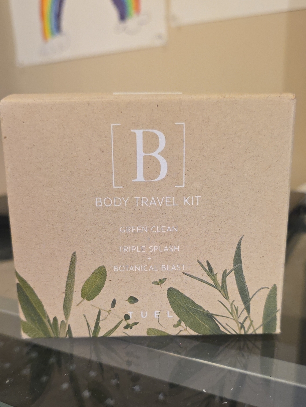 tuel Body Travel Kit - Green Clean Botanical - New in Box